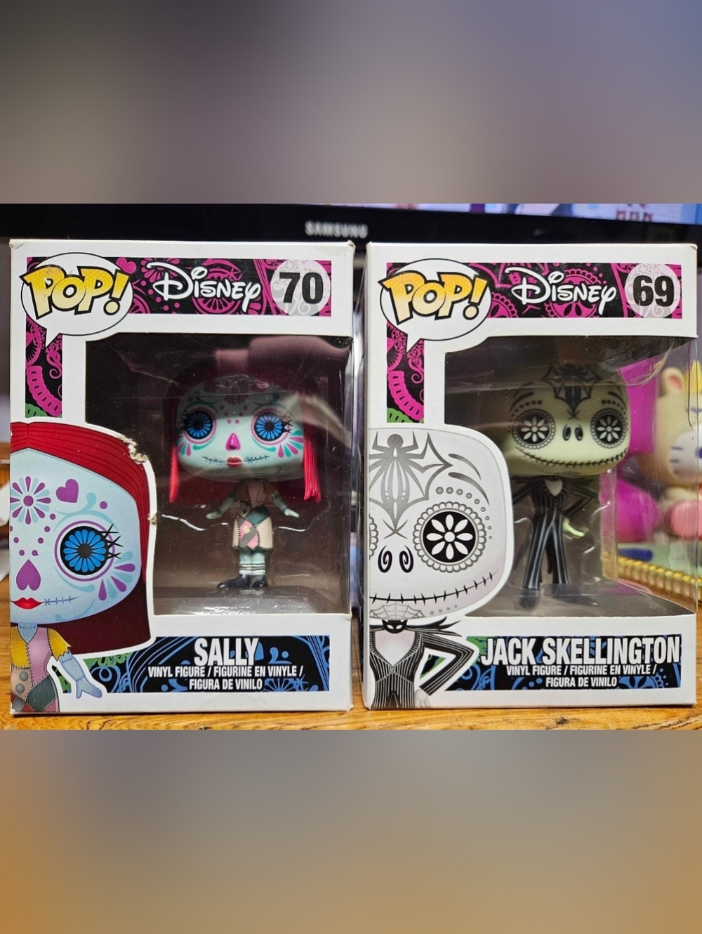 Jack and Sally Day of the Dead Funko Pops